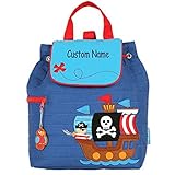 Personalized Stephen Joseph Pirate Ship Embroidered Backpack, CUSTOM NAME