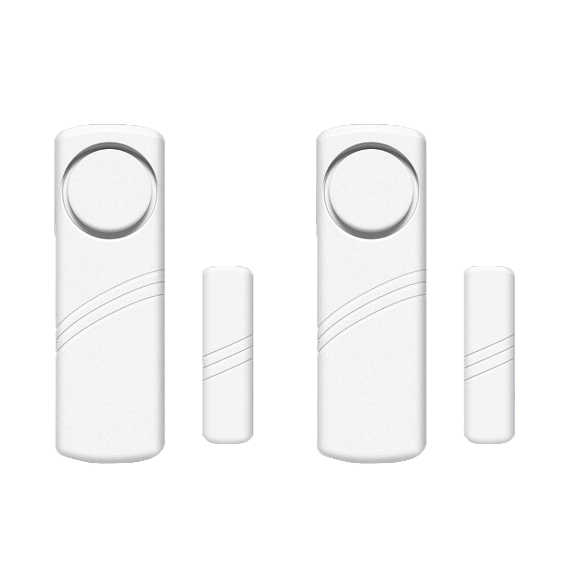 Door Alarm Sensor, 2 Pack Peixiong Wireless Window Door Open Contact Burglar Chime Anti-Theft 90dB Alarm Sensor, Loud Enough Sticky Pad Easy to Install for Your Home Safety Shop Security