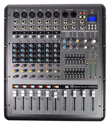 1 Rockville+RPM870+8+Channel+Powered+Effects