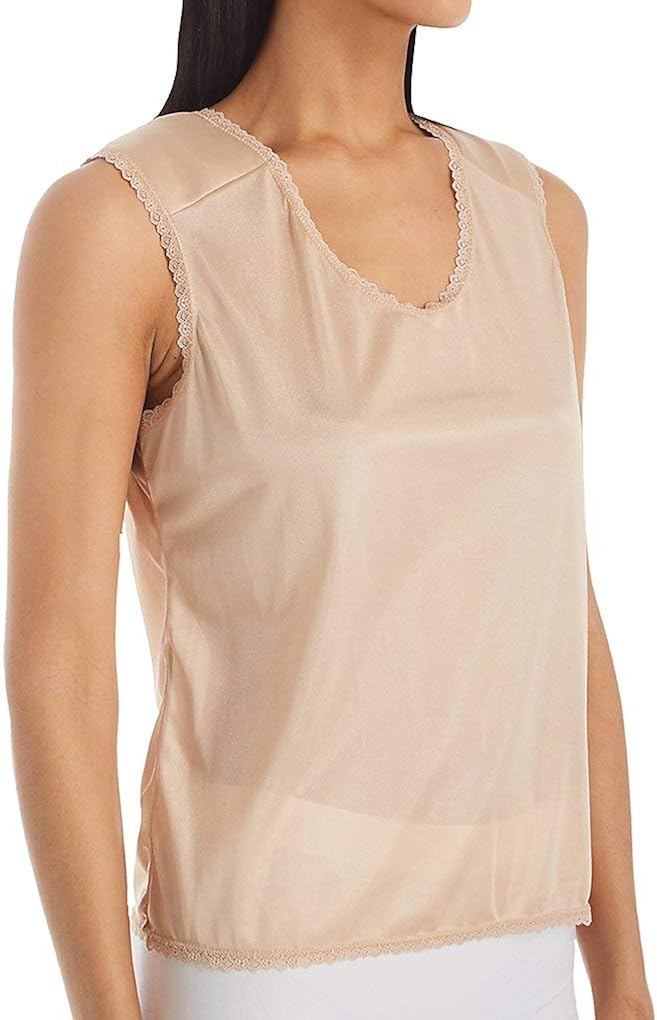 Shadowline Women's Nylon Padded Shoulder Camisole 7101 at Amazon Women