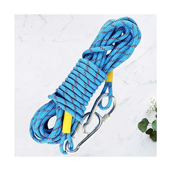 BESPORTBLE Verdickung Kletterseil Verschleißfestigkeit Kletterseil Höhenkletterseil Sicherheitsgurtschnur Outdoor Nylon… – Bild 3