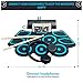 Drumskool Electric Drum Set, MIDI Electronic Drum Pad Set, Connect your phone to play along with included Drum Lessons, Speakers, Drum Pedals, Drum Sticks, 10 hours play time, Quickstart Guide