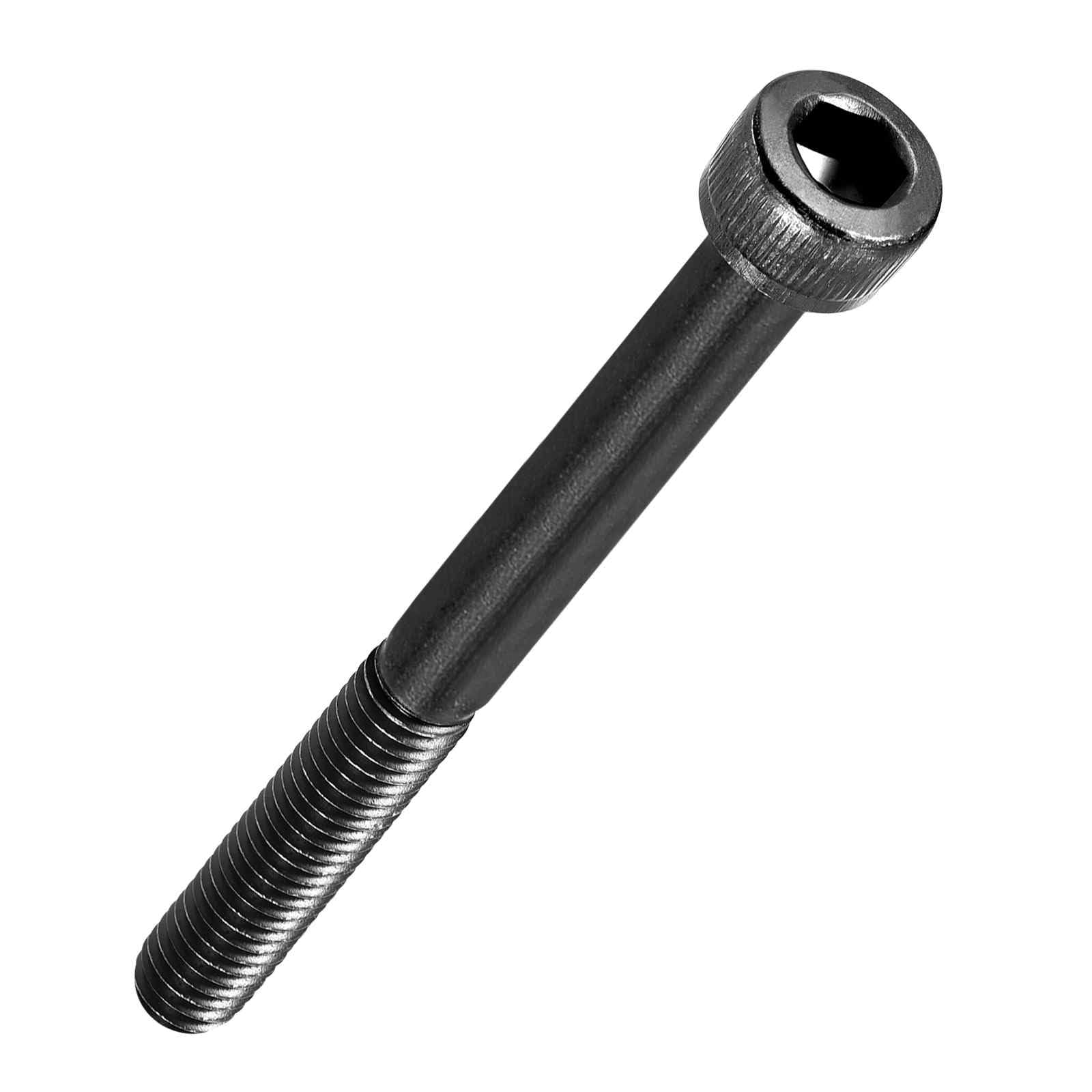 Kozelo 25pcs Socket Head Cap Screws - [M5-0.8 x 55mm] Alloy Steel Black Oxide Grade 12.9 Internal Hex Screw Full Thread for Industrial & Machinery Use, Black — image 1