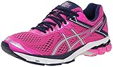 ASICS Women's Gt-1000 4 Running Shoe, Pink Glow/Silver/Indigo Blue, 8.5 M US