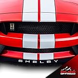 XPLORE OFFROAD - Shelby GT350 | Front Splitter Lip Spoiler Letters | 2015-2018 | Reflective White