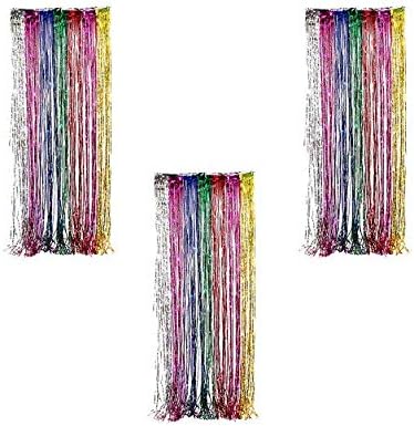 Amazon Com Ifavor123 Decorative Tinsel Foil Metallic Fringe Party