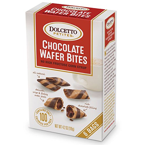 Dolcetto Petites Wafer Bites 3 Flavor Variety Bundle (1) Dolcetto Chocolate Wafer
