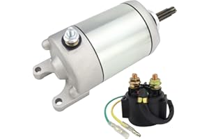 Soarider Starter & Relay for Honda TRX400EX Fourtrax Sportrax 1999-2004 Fourtrax 400 EX 1999 2000 Sportrax 400 EX 2001-2004, 31200-HN1-000 18608 410-54037 SMU0214 57-2704 495752 HA-115