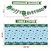 Germplasm AwesomeAll 177 Dinosaur Party Supplies-Plates, Cups, Napkins, Cupcake Wrappers, Pin The Tail on The Dinosaur Game, Birthday Banner, Table Cover, Spoons, Forks, Knives - Serve 16