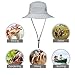 REDESS Waterproof Boonie Fishing Sun Hat Outdoor Sun UV Protection Hat, UPF 50 Protection for Men & Women With Adjustable Chin Strap & Breathable for Hiking, Camping, Boating & Outdoor Adventures.