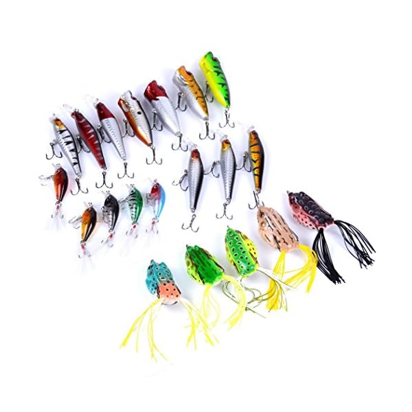 Aorace-20pcs-Fishing-Lures-Kit-Mixed-including-Minnow-Popper-Crank-and-Plastic-Soft-Lures-Frog-Lures-For-Saltwater-Freshwater-Trout-Bass-Salmon-Fishing