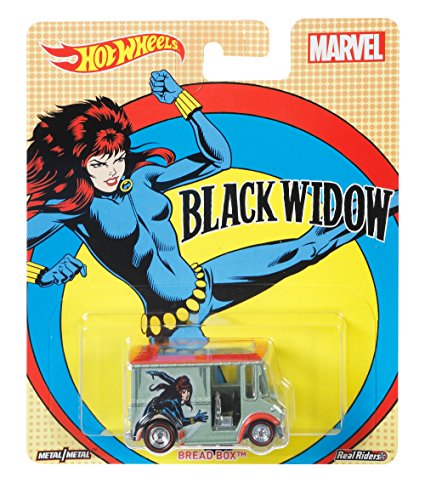 Hot Wheels Marvel Bread Box Black Widow Vehicle