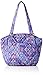 Vera Bradley Women's Cotton Glenna Satchel Purse, Lilac Tapestry, One Size