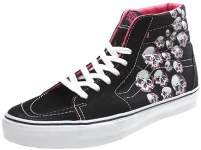 skull high top vans