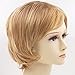 Shaggy brown hair Wigs for Women Brown Wig Women Wigs for Black Women Synthetic Women's Wigs Short Curly Wavy Hair Wig With Bangs For Women (Brown)