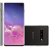 Samsung Galaxy S10+ Plus 128GB+8GB RAM SM-G975F/DS Dual Sim 6.4" LTE Factory Unlocked Smartphone International Model, No Warr
