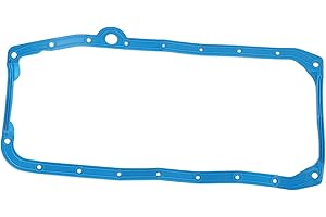 Oil Pan Gasket Set, Aging Resistant Replacement for Small Block Engines 1955-1979, Blue Oil Leak Prevention Seal for Engine D