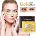 ALIVER 10pack Crystal 24K Gold Collagen Eye Mask - Anti Aging, Wrinkles, Moisturising, Blemishes, Firming, Toning, Dark Circles, Smoothing Skin, Natural Lift