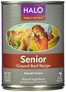 Halo Ground Beef Dog Food, 13.2-Ounce, 12-Pack Halo Ground Beef Dog Food, 13.2-Ounce, 12-Pack
