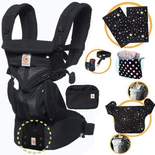当社の新品登場 エルゴベビー Omni360 オムニ360クールエア ブラック 抱っこひも 正規代理店2年保証 ウエストベルト よだれパッド ママ ベビー両用カバー 収納ポーチ付 Ergo Baby 季節のおすすめ商品