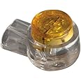 Klein Tools VDV826-604 UY IDC Connectors, UY 22-26 AWG, Pack of 25, Add/Terminate Telephone Line, Gel-Filled, Gold Plating