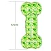 Petfactors Dog Chew Toys, Durable Dog Squeaky Bone Chew Textured Toy,Bite Resistant Squeeze Squeaker Puppy Toys for Non-Aggressive Chewers Dental Teeth Cleaning Training & Playing - Small/Medium Dogs