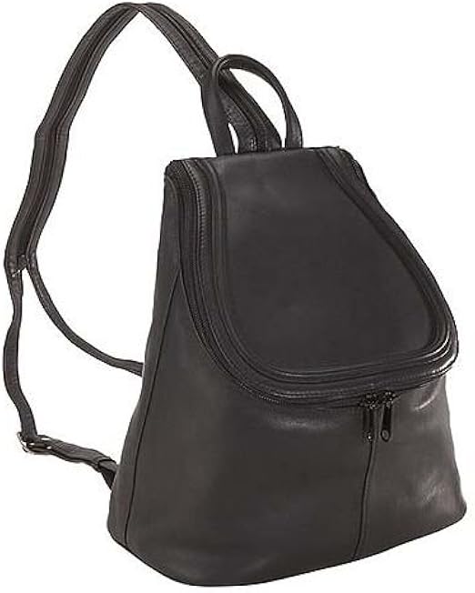Derek Alexander Leather Organizer Ladies Sling Backpack