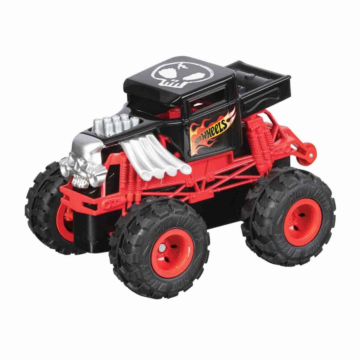 Mondo - Hot Wheels RC Monster Truck Mini Monster Motors Trucks-4 Models-Remote Control Machine for Children 2.4 GHz Assorted-Random Shipping-63683, Colour Livery, 63683