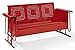 Crosley Furniture Bates Sofa Glider - Red