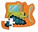 Crocodile Creek Dozer Mini Shaped Puzzle - 12 Piece