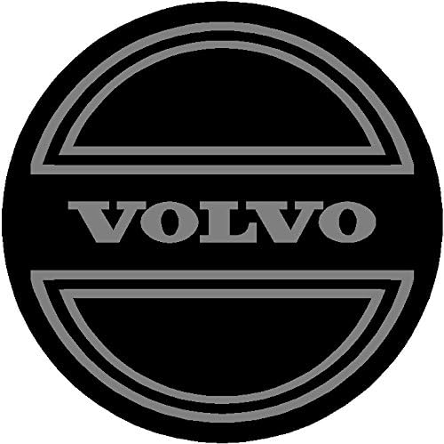 Volvo Black and Gray Replacement Decal Sticker 6 Piece Set (2.3125")
