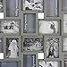 HELLO LAURA 4×6 Collage Picture Frames,24 Opening Photo Collage Frame for Wall Decor,Multi Family Photo for Gallery Decor, Hanging Display - Grey