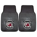 FANMATS NCAA University of South Carolina Gamecocks Vinyl Heavy Duty Car Mat