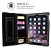 iPad Air 2 Case, Snugg Executive Black Leather Smart Case Cover Apple iPad Air 2 Protective Flip Stand Cover with Auto Wake/Sleep