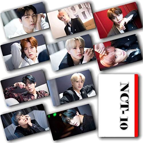 Guoxii 2019 New Kpop NCT Lomo Card Stickers NCT 127 Dream Photocard Sticker Cards Set for NCT Fans in fine Style(H01)