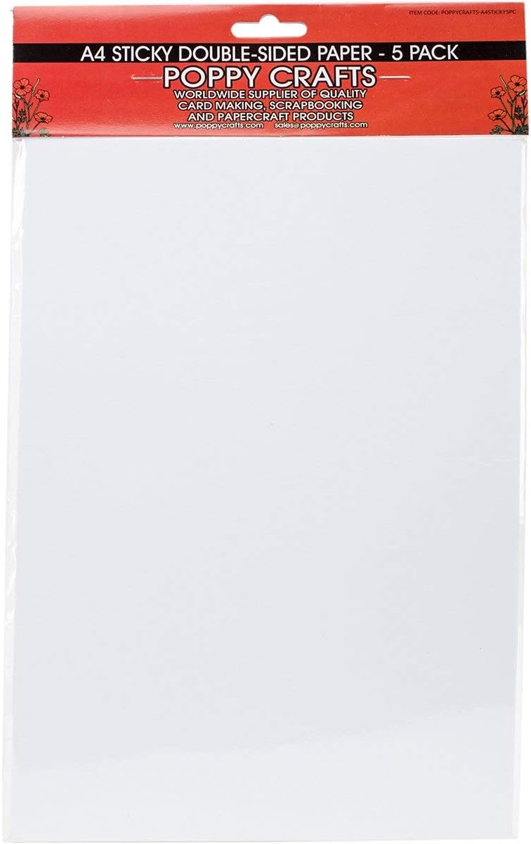Sticky Double-Sided A4 Paper 5/Pkg-