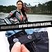 Waterproof Motorcycle Rain Boots Shoe Covers Bike Riding Reflective Heels