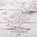 Quefe 1500pcs Letter Beads, 4 x 7mm Sorted Alphabet Beads Kit White Acrylic Vowel Letter Beads for Jewelry Making Bracelets Necklaces and Key Chains
