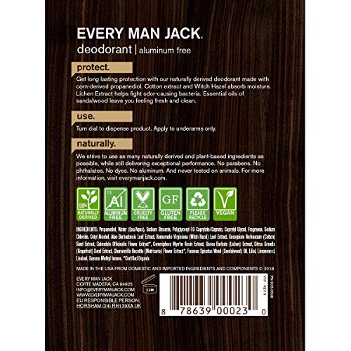 Every Man Jack Deodorant Sandalwood - Image 4