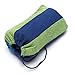 OLIDEAR Wide Hammock Cotton Soft Woven Bed for Supreme Comfort Fabric Travel Camping Hammock for Backyard, Porch, Outdoor or Indoor Use (Green & Blue Stripes)