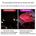 Car USB Atmosphere Ambient Star Light car interior lights LED decorative armrest box car roof full star projection laser car interior atmosphere lights The wireless remote control(Red-Light)...