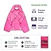 TheCroco Premium Hooded Towels for Kids | Ultra Soft and Extra Large (28 x 49 inches) | 100% Cotton Kids Bath Towel with Hood | Beach Pool Towels for Ages 1-8 Boys & Girls (Bright Pink)