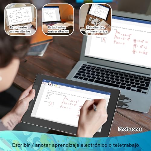 VEIKK VK1200V2 Tableta Gráfica con Pantallata 11.6 Pulgadas FHD Monitor con 6 Teclas de Acceso Directo y Tilt Función ; Tableta de Dibujo Compatible Windows/Mac/Linux