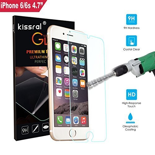 Kissral Tempered Glass Screen Protector for iPhone 6 / 6S Kissral Tempered Glass Screen Protector for iPhone 6 / 6S