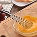 PomeloHome Stainless Steel Ball Whisk - 12 Inch, Ergonomic Handle, Kitchen Whisk for Smooth Blending