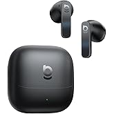 Baseus BS1 NC Semi-in-Ear Noise Cancelling Earbuds with Adaptive Hybrid ANC, No Ear Pressure, Hi-Res Audio (LDAC), 40H Playtime, 4g Ultra-Lightweight Fit, 6-Mic AI Clear Call