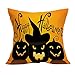 Gotd Halloween Decorations Decor Halloween Throw Pillow Case Sofa Waist Throw Cushion Cover Home Decor Square 45cm x 45cm 18inch x 18inch (#2)