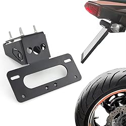 Motorcycle License Plate Bracket Compatible with