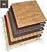 Sorbus 48Sq. Ft. Wood Grain Floor Tiles Foam Mat EVA Interlocking Mats Tile 3/8-Inch Thick Flooring Wood Puzzle Exercise Mats w/Borders - Home Playroom Basement, Apartment, Trade Show, Baby, Dance