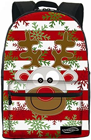 ZEADOR Christmas Gifts Kids Children School Bag Packbag (29x17x43cm Deer)